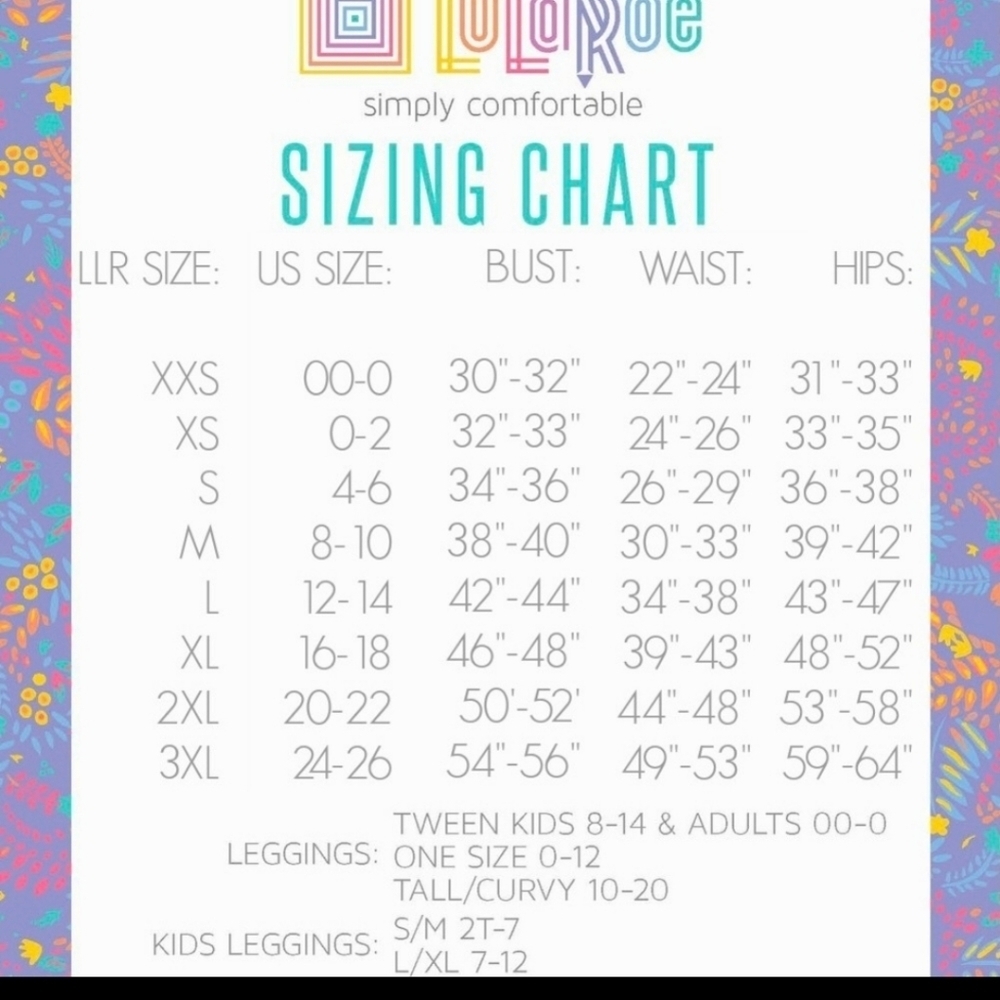 LuLaRoe Carly Dress XXS NWT Purple Yellow High Low Swing Dress - Picture 9 of 9